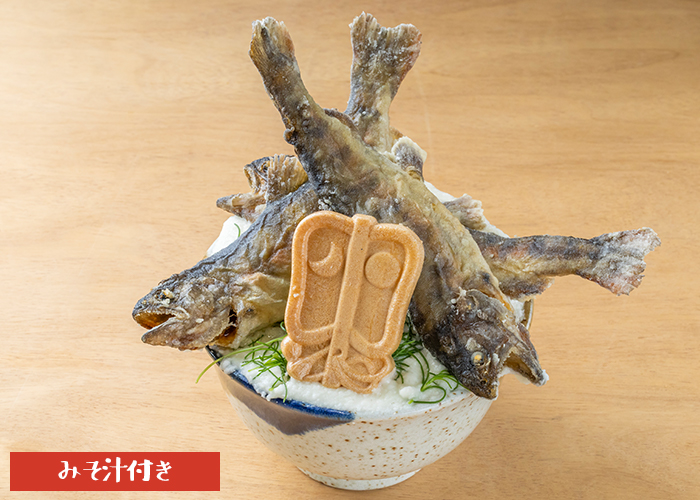 金時ヤマメ揚げ上げどっこいめし